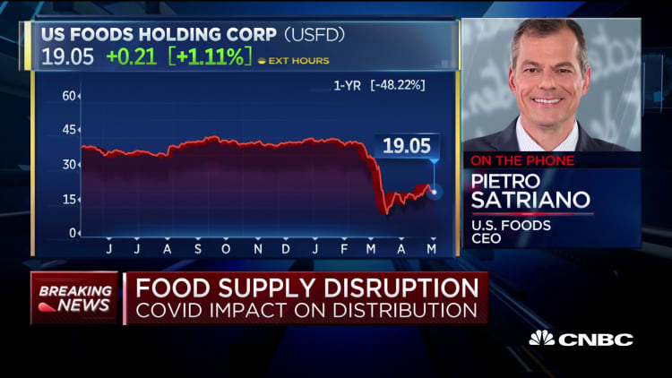 Food service industry will recover to pre-Covid levels over time, says US Foods CEO