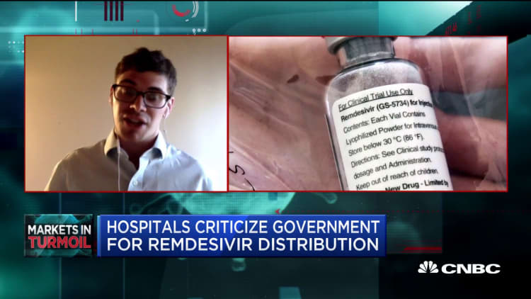 Hospitals criticizing government over distribution of remdesivir