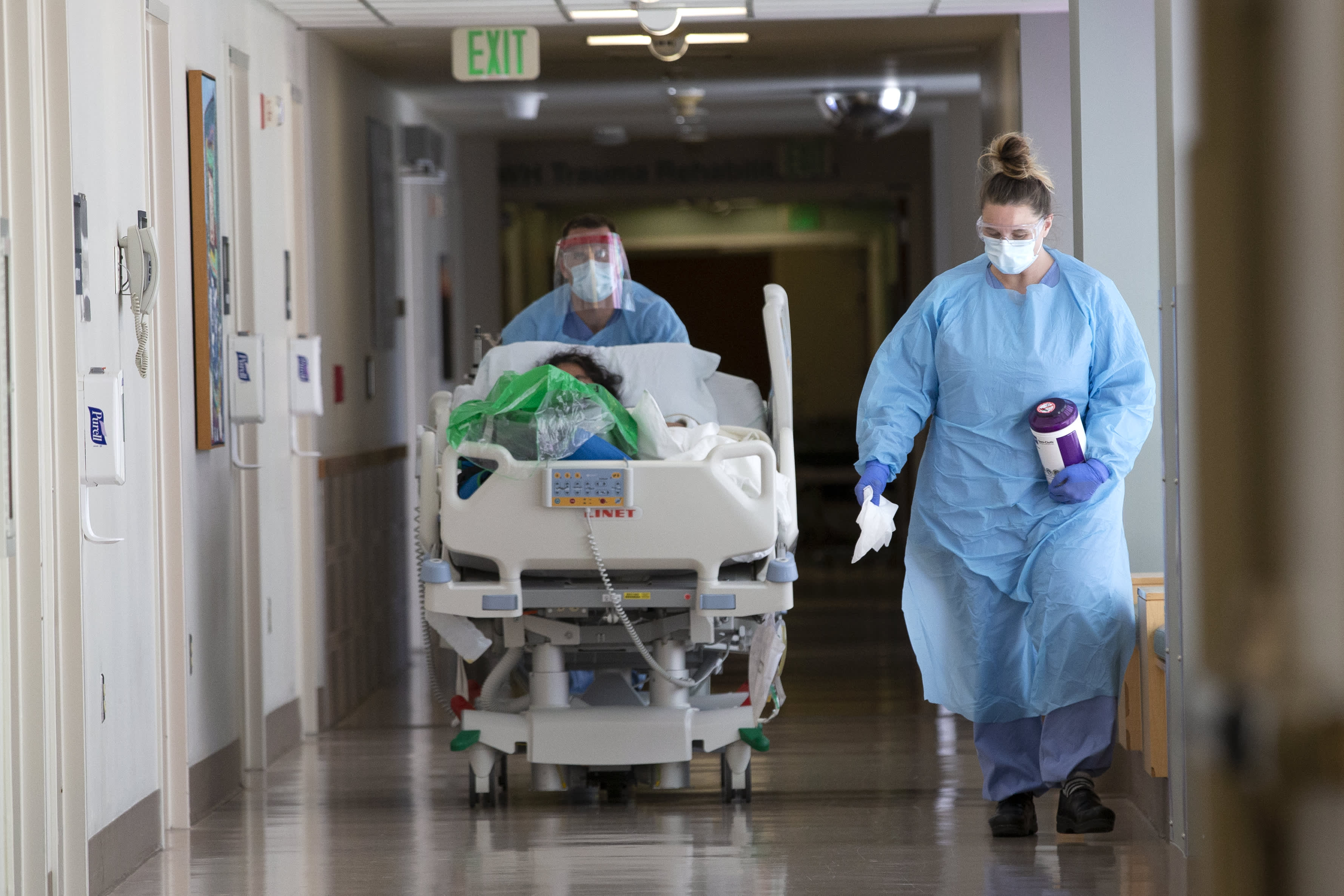 Washington state Covid transmissions and hospitalizations hit all-time high