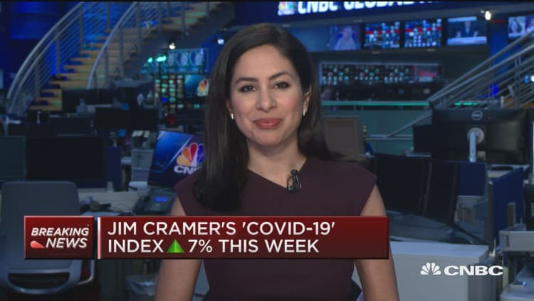Trading Nation: Cramer's 'Covid-19 Index' stocks up 7% this week—Here's some of the best performers