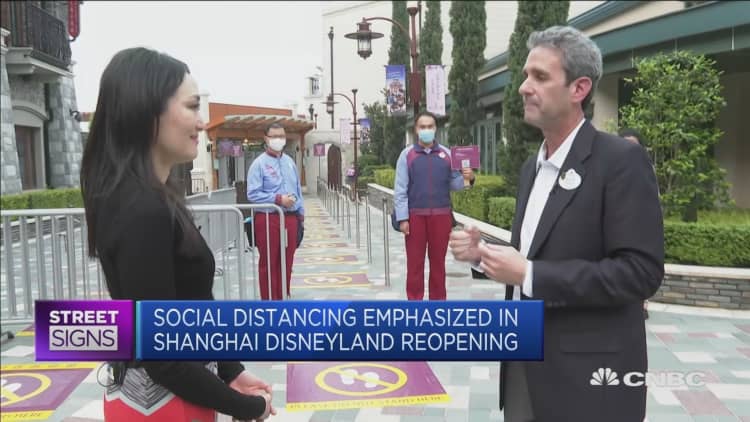 No hugs with Mickey: Shanghai Disneyland reopens with social distancing measures in place
