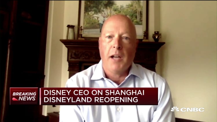 Disney CEO: We will ramp up park capacity conservatively