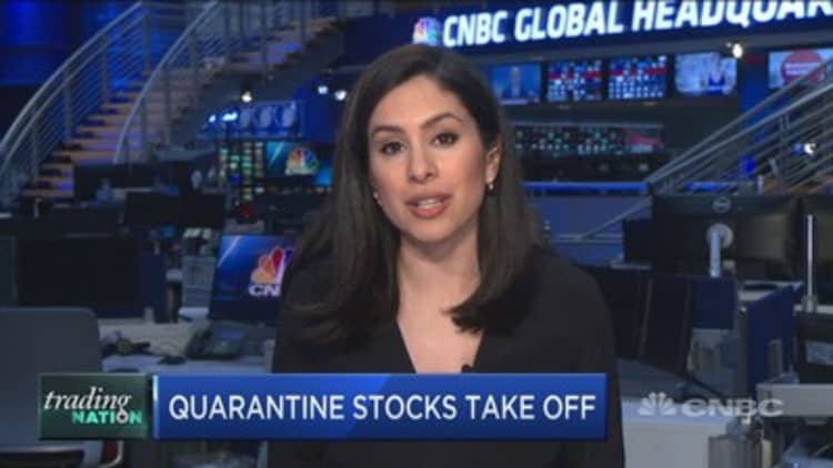 These quarantine stocks are taking off this month