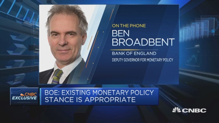 Quite possible more monetary easing will be needed, Bank of England's Broadbent says