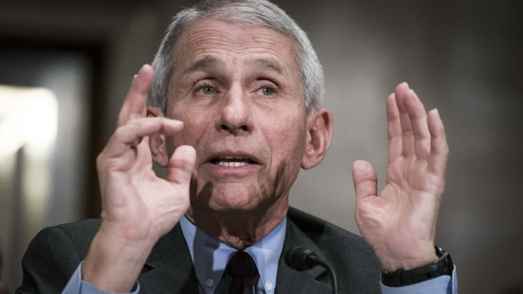 Fauci: Virus cases plateauing, coming down