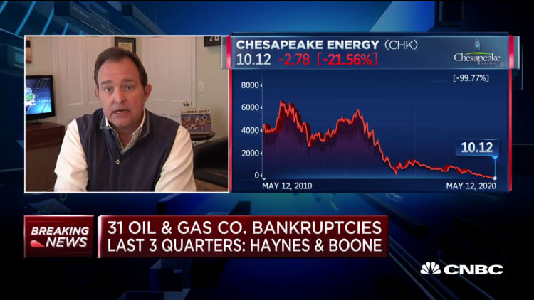 Chesapeake Energy considers bankruptcy restructuring of its $9 billion debt