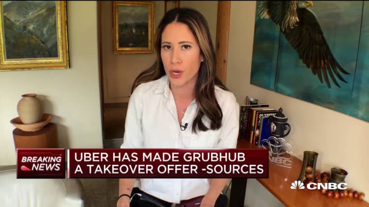 Uber has made Grubhub a takeover offer: Sources