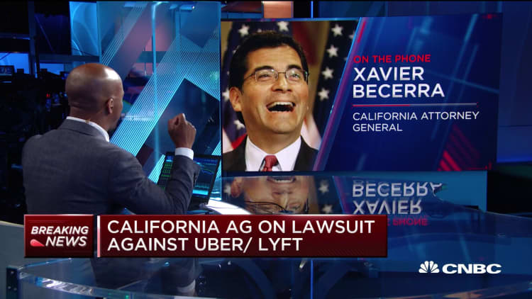 California AG Xavier Becerra on Tesla, lawsuit against Uber and Lyft