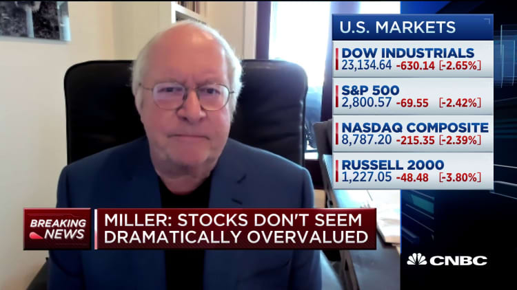 Stocks don't seem dramatically overvalued: Bill Miller