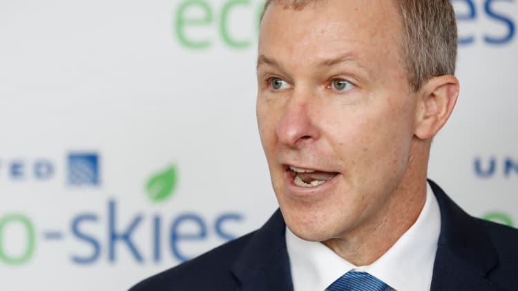 United CEO doesn't expect to get above 50% revenue until vaccine is available