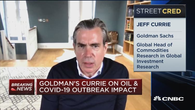 Goldman's Currie: Oil prices need to stay at this level through Q3 to rebalance this market