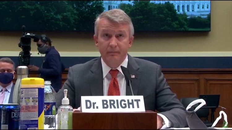 Ousted federal vaccine scientist Rick Bright's opening statement to Congress