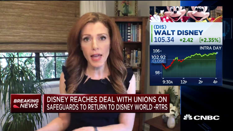 Disney reaches deal with unions on safeguards to return to Disney World: RTRS