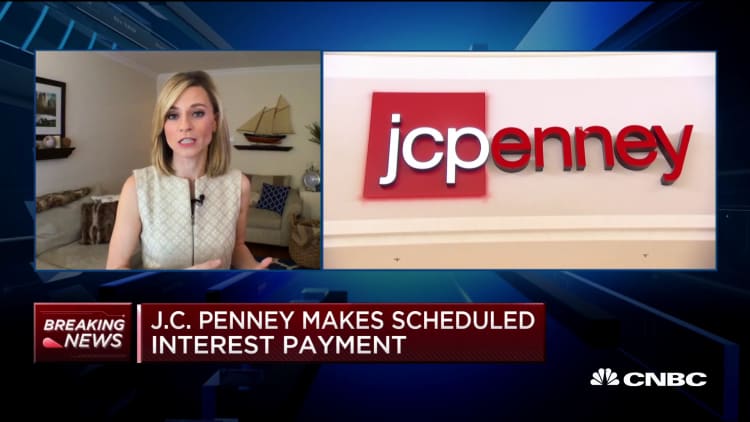 J.C. Penney makes scheduled interest payment