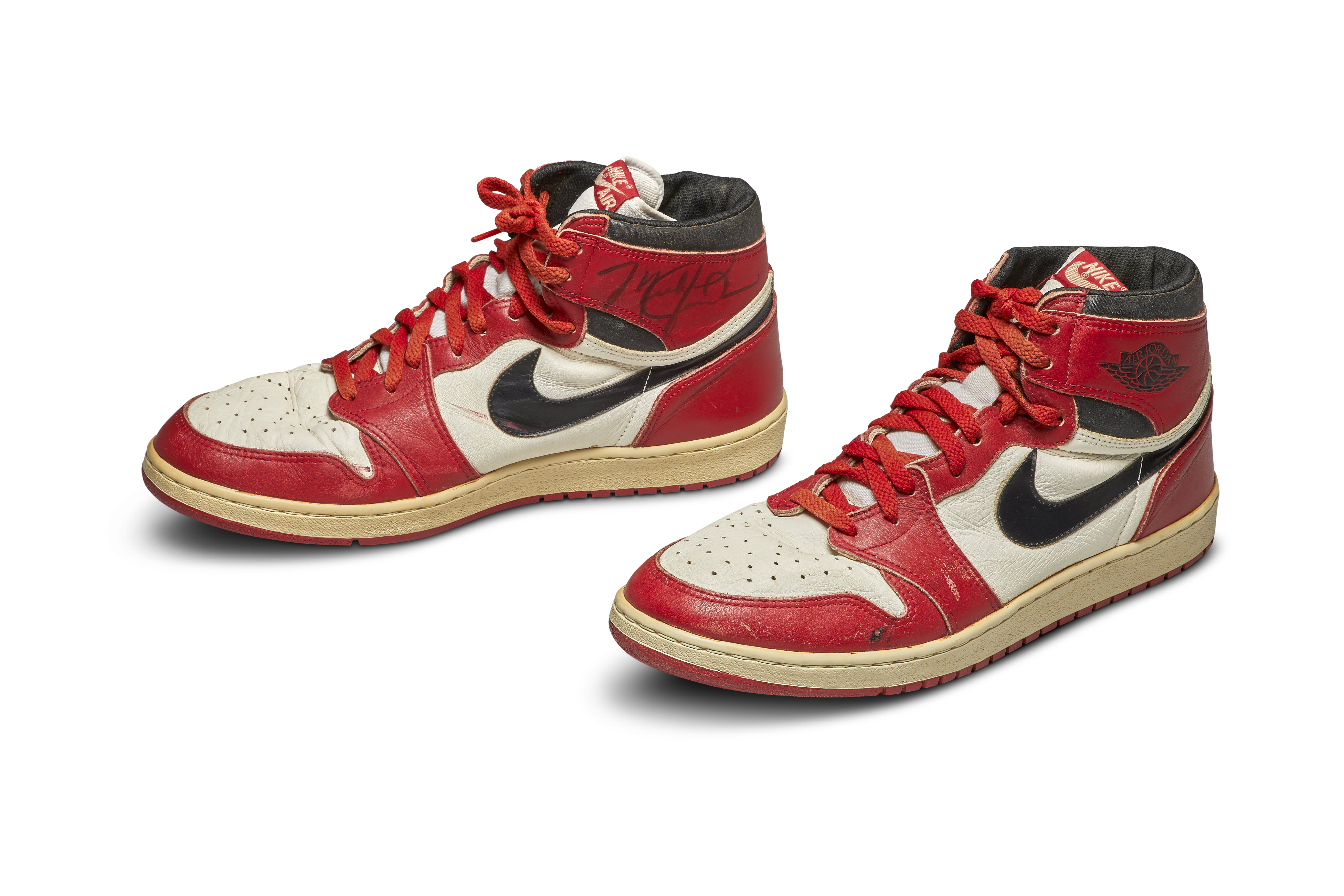 Michael Jordan's Air Jordan 1's sell 