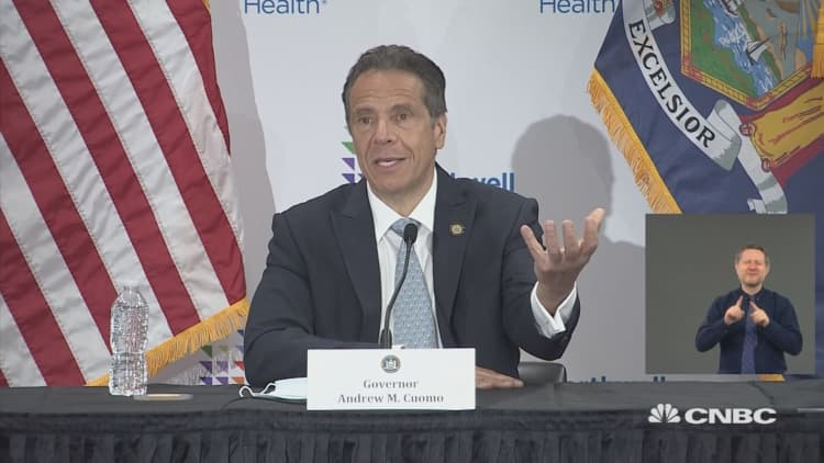 N.Y. Gov. Andrew Cuomo on the issue of 'blue-state bailouts'