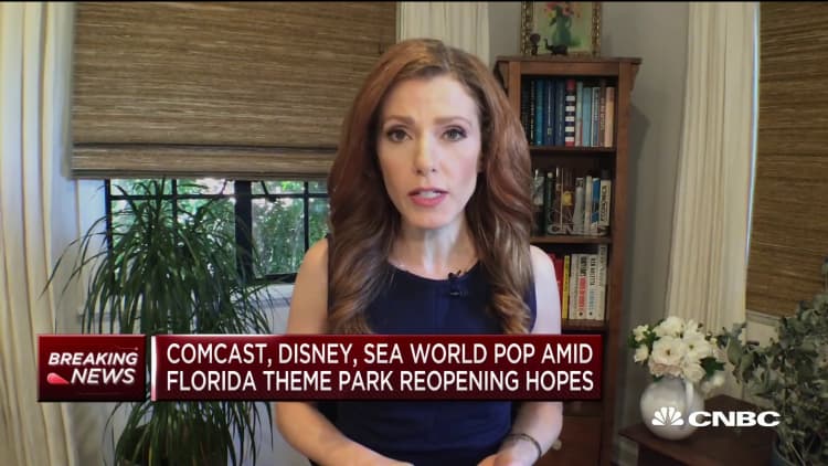 Comcast, Disney, SeaWorld pop amid Florida theme park reopening hopes