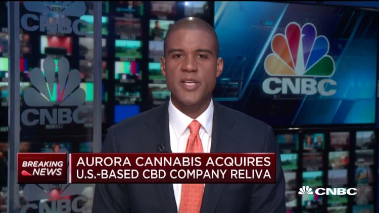 Aurora cannabis acquires U.S.-based CBD company Reliva