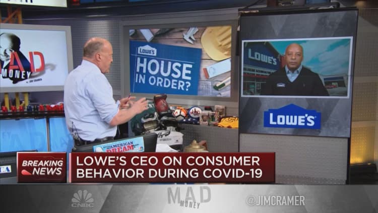 Lowe's CEO talks Q1 results, new coronavirus response funding and minority businesses relief