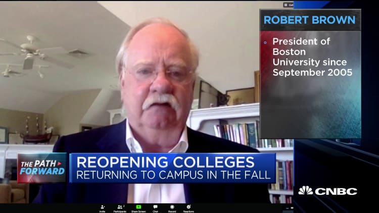 Boston University president Robert Brown on returning to campus in the fall