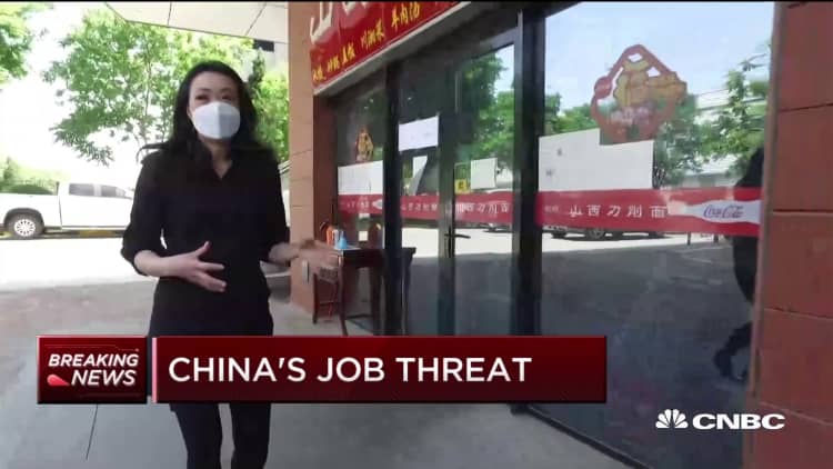 Coronavirus pandemic takes a toll on Chinese labor market