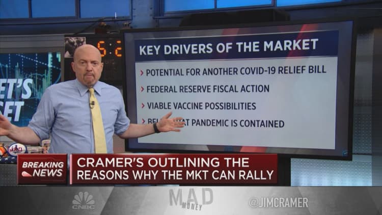 Jim Cramer: Wall Street is upbeat about the economy, concerned about U.S.-China trade tensions