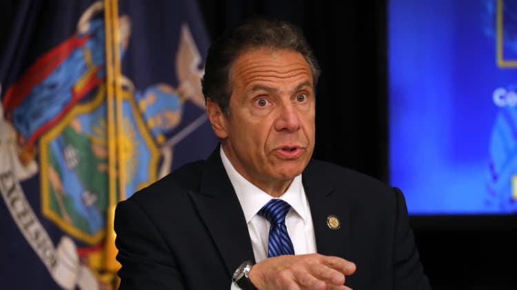 New York City's coronavirus infection rate now appears lower than when the outbreak first began, says Gov. Cuomo