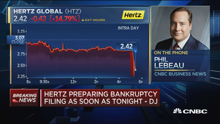 Hertz could soon file for bankruptcy