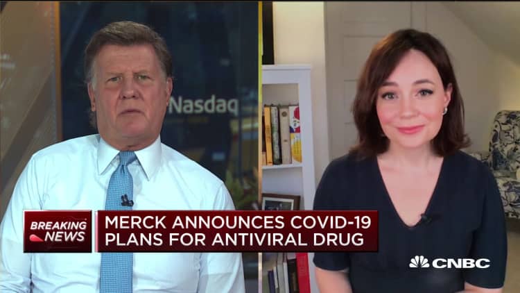 Merck announces plans for Covid-19 antiviral drug