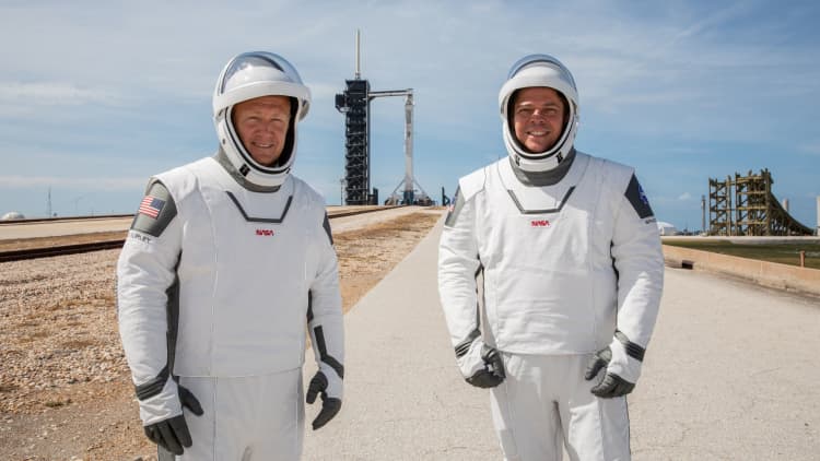 NASA astronauts head to space from U.S. for first time since 2011, thanks to SpaceX