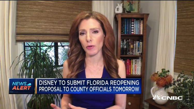 Disney to submit Florida reopening proposal to county officials tomorrow
