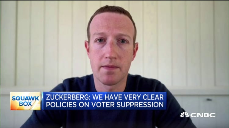 Facebook CEO Mark Zuckerberg: Social networks should not fact-check politicians
