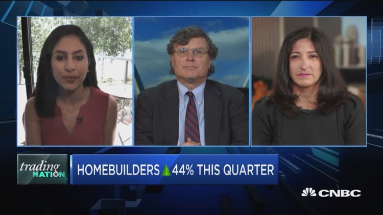 Trading Nation: Homebuilders surge 44% this quarter, here's where it could be headed