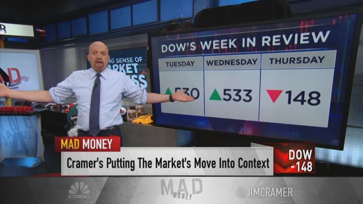 Investors should stick with the work-from-home tech plays, Jim Cramer says