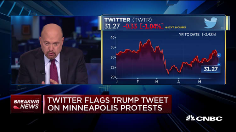 Cramer: Trump should be focused on the unemployment numbers, not Twitter