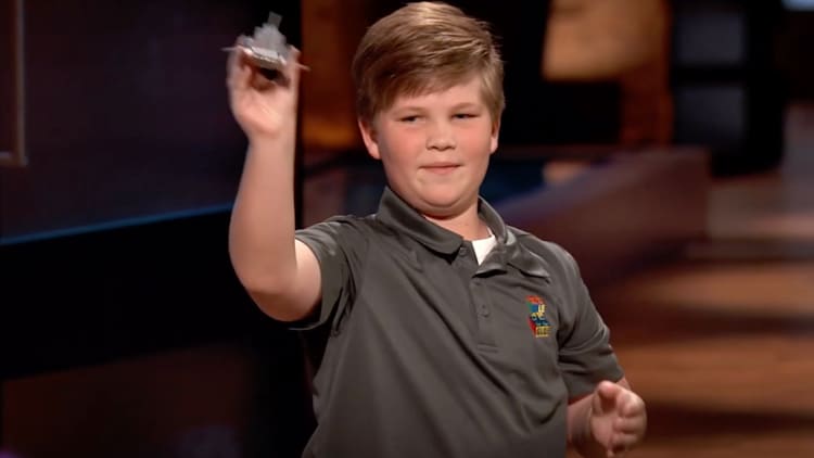 This young entrepreneur charms the Sharks with his pitch