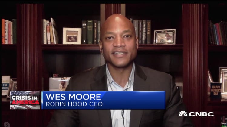 These protests are not only about George Floyd, says Robin Hood CEO Wes Moore