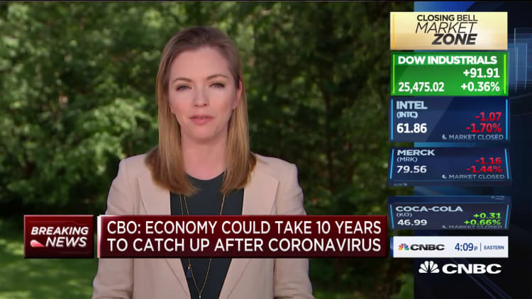 CBO: Economy could take 10 years to catch up after Covid-19