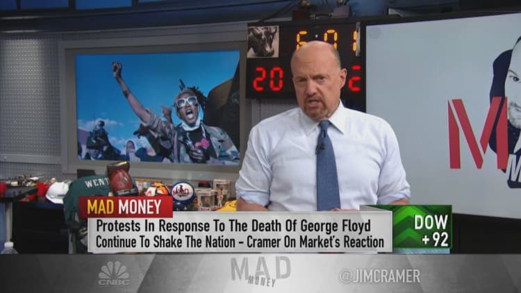 Jim Cramer on the impact of protests on Wall Street: 'The market's blind'
