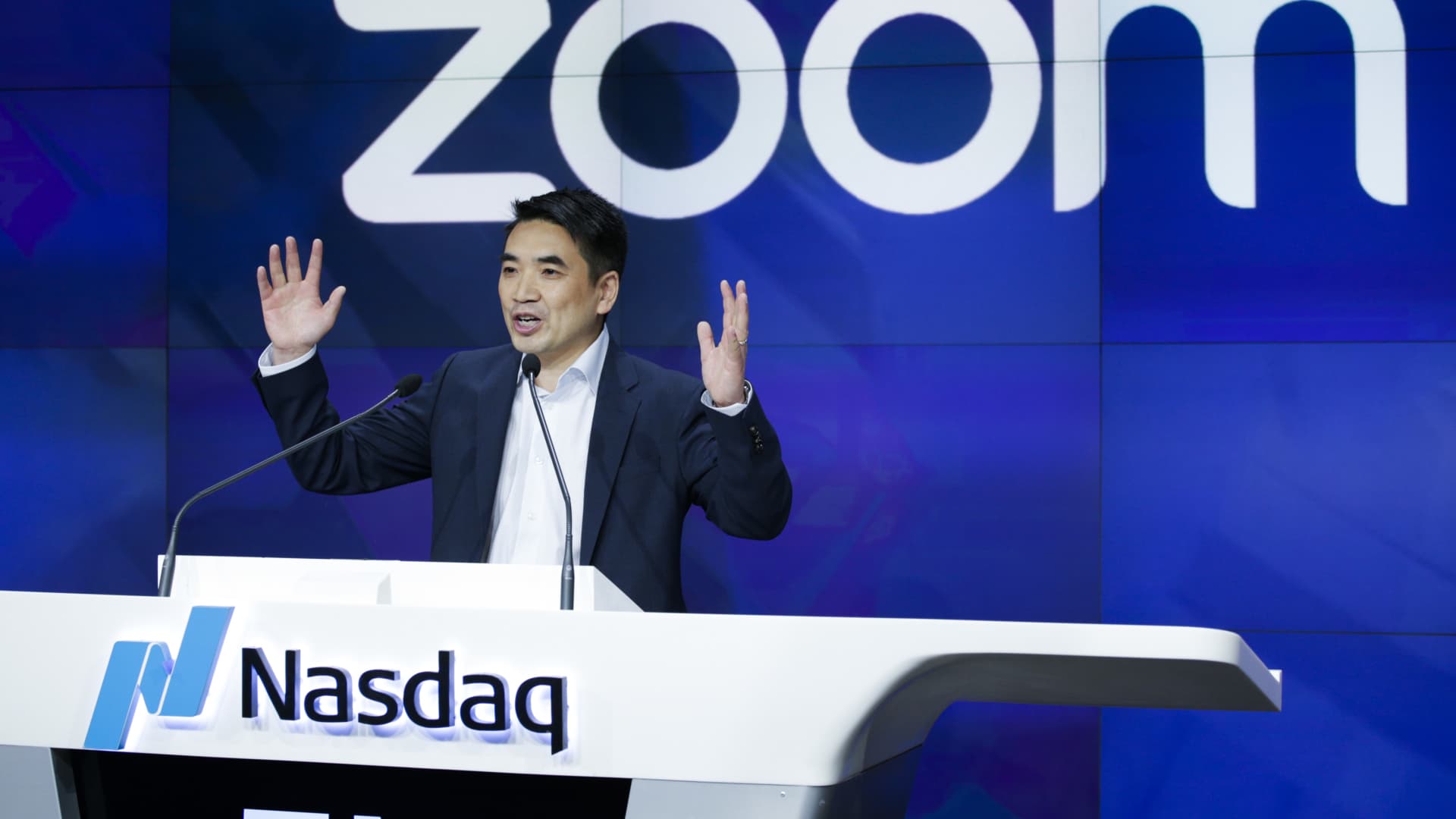 Zoom shares jump on better-than-expected fourth-quarter results 