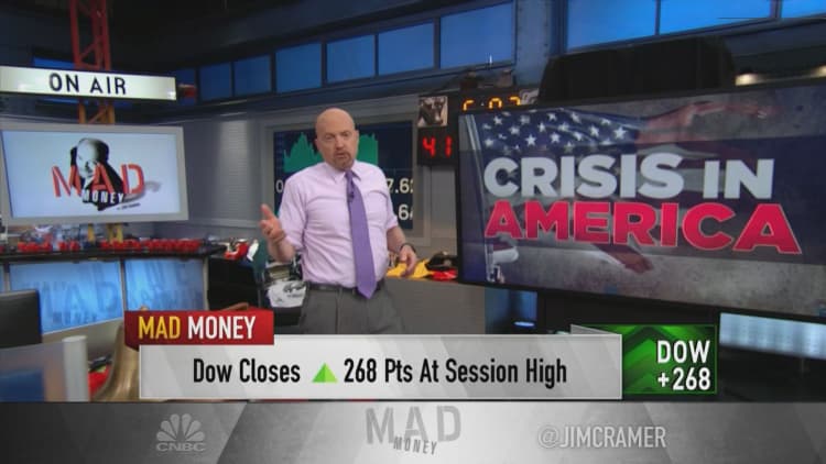 China and Europe 'bailed our stock market out,' Jim Cramer says