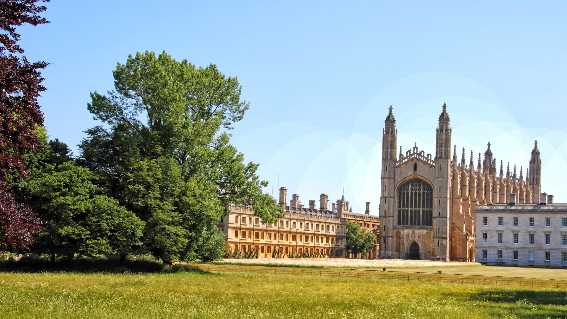 Kings College, Cambridge is pictured deserted due to the coronavirus outbreak.