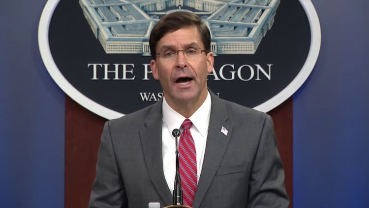 Defense Sec. Mark Esper: Don't support deploying active-duty troops to respond to civil unrest in DC area