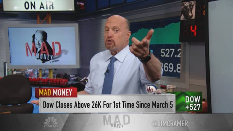 Jim Cramer: The 'V for victory' economy is back in play