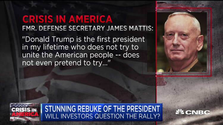 Former Defense Sec. James Mattis calls Trump a threat to Constitution