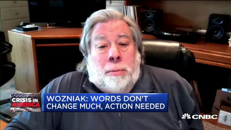 Apple co-founder Steve Wozniak: We need more action to change racism, not words