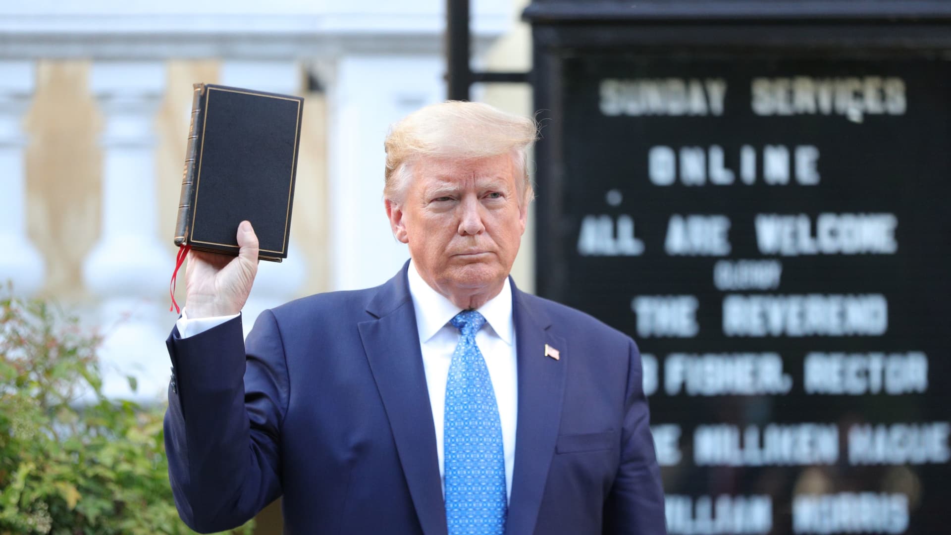 Trump is selling $60 Bibles with 'God Bless the U.S.A.' singer Lee Greenwood