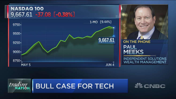 Tech is on the cusp of record highs, and semis should shine, investor Paul Meeks predicts