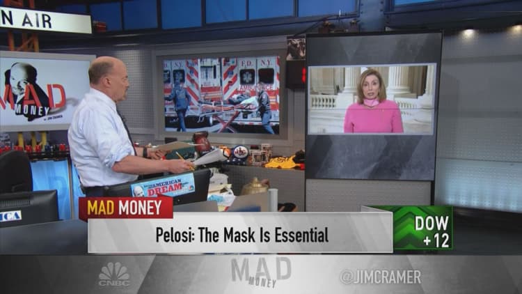 Nancy Pelosi on wearing mask, other measures to help reopen the economy