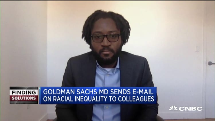 Goldman Sachs MD on racial inequality email to colleagues